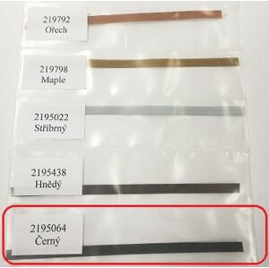 Textilní páska texband (5x0,14 mm) Barva pásky: Černá