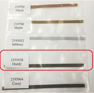 Textilní páska texband (5x0,14 mm) Barva pásky: Hnědá+W 97