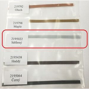 Textilní páska texband (5x0,14 mm) Barva pásky: Stříbrná