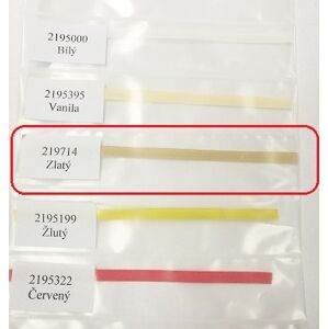 Textilní páska texband (5x0,14 mm) Barva pásky: Zlatá 714