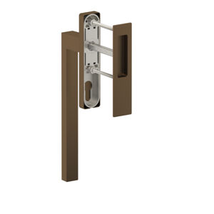 Klika pro HS dveře DUBLIN Barva/Povrchová úprava: F4 bronz/pískovaný povrch